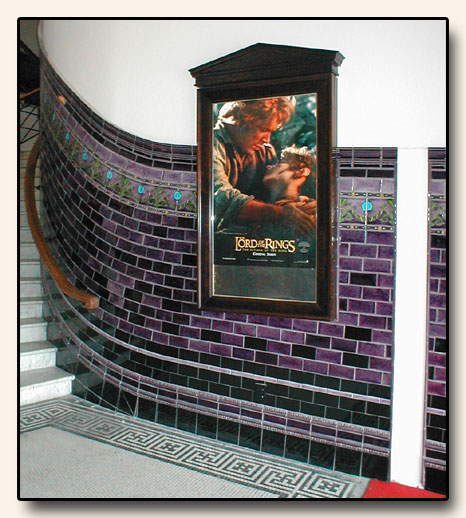 Porteous Tiles at the Embassy Theatre in Wellington, New Zealand