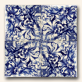 Repeating Tile TP24 Blue