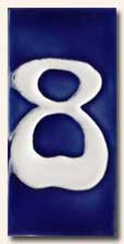 Tile blue 8